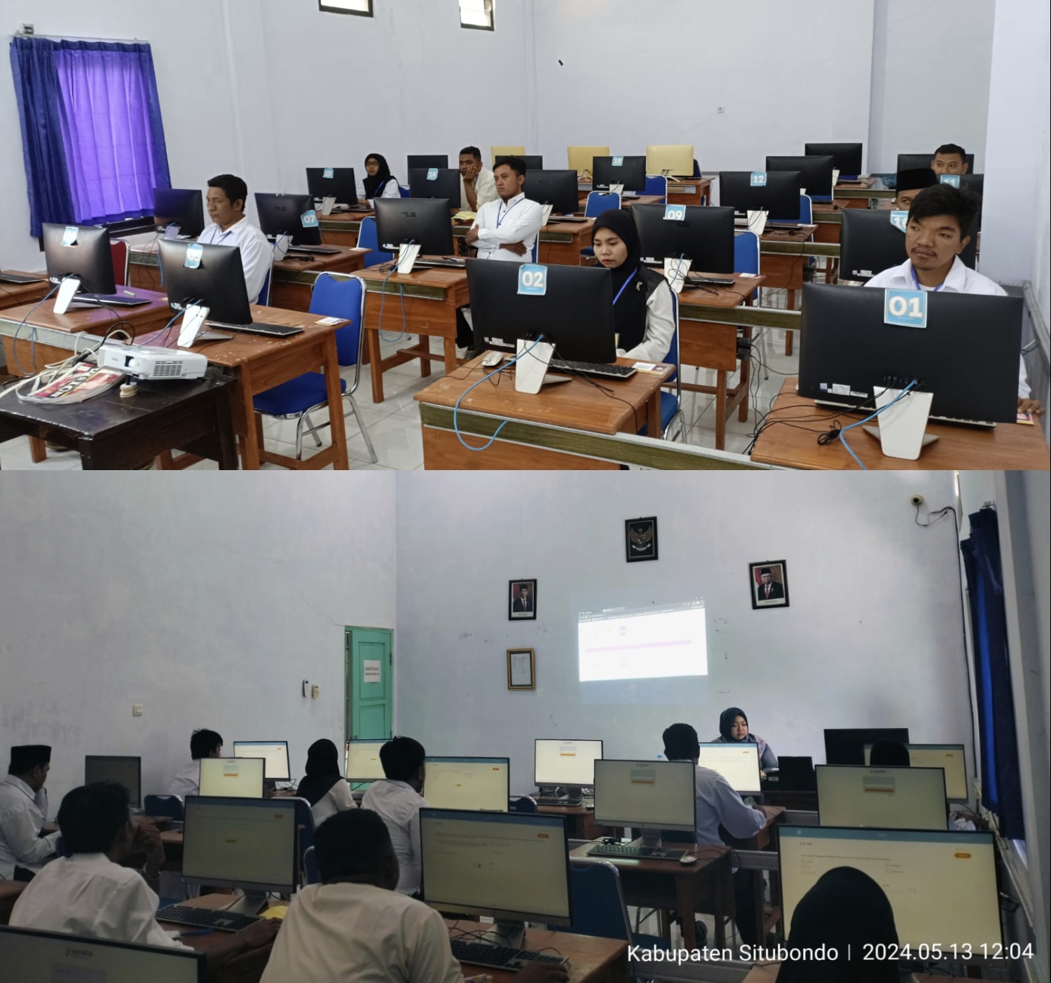 Pelaksanaan Tes Tulis Calon Panwaslu Kecamatan