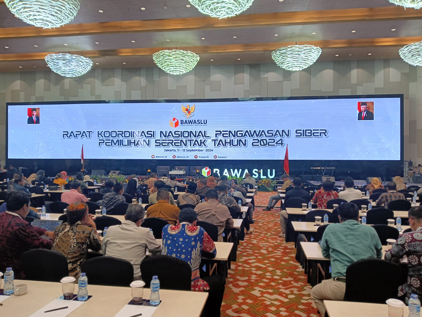 Kegiatan Rakornas Pengawasan Siber Pilkada 2024