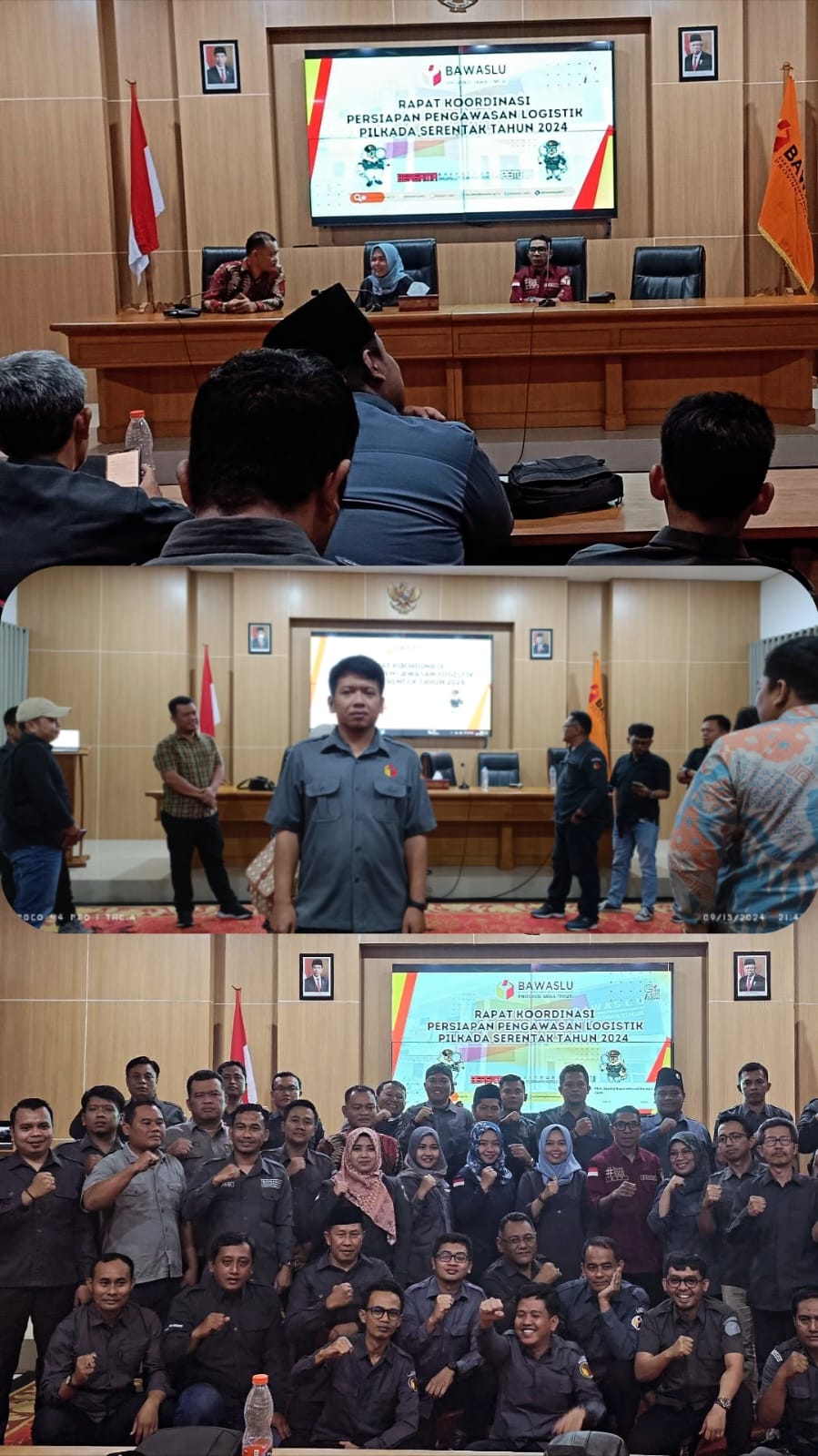 Kodiv SDMO-D dan Staf Saat Mengikuti Rakor Persiapan Logistik Pilkada 2024