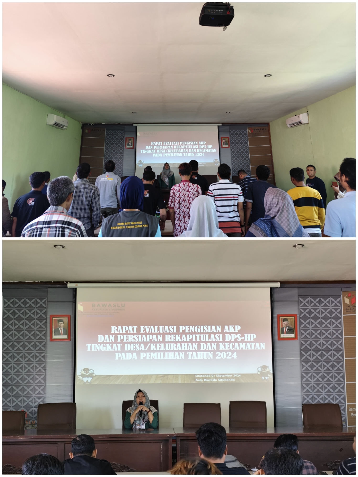 Rapat Evaluasi Pengawasan dan Persiapan Rekapitulasi DPSHP Tingkat Desa dan Kecamatan