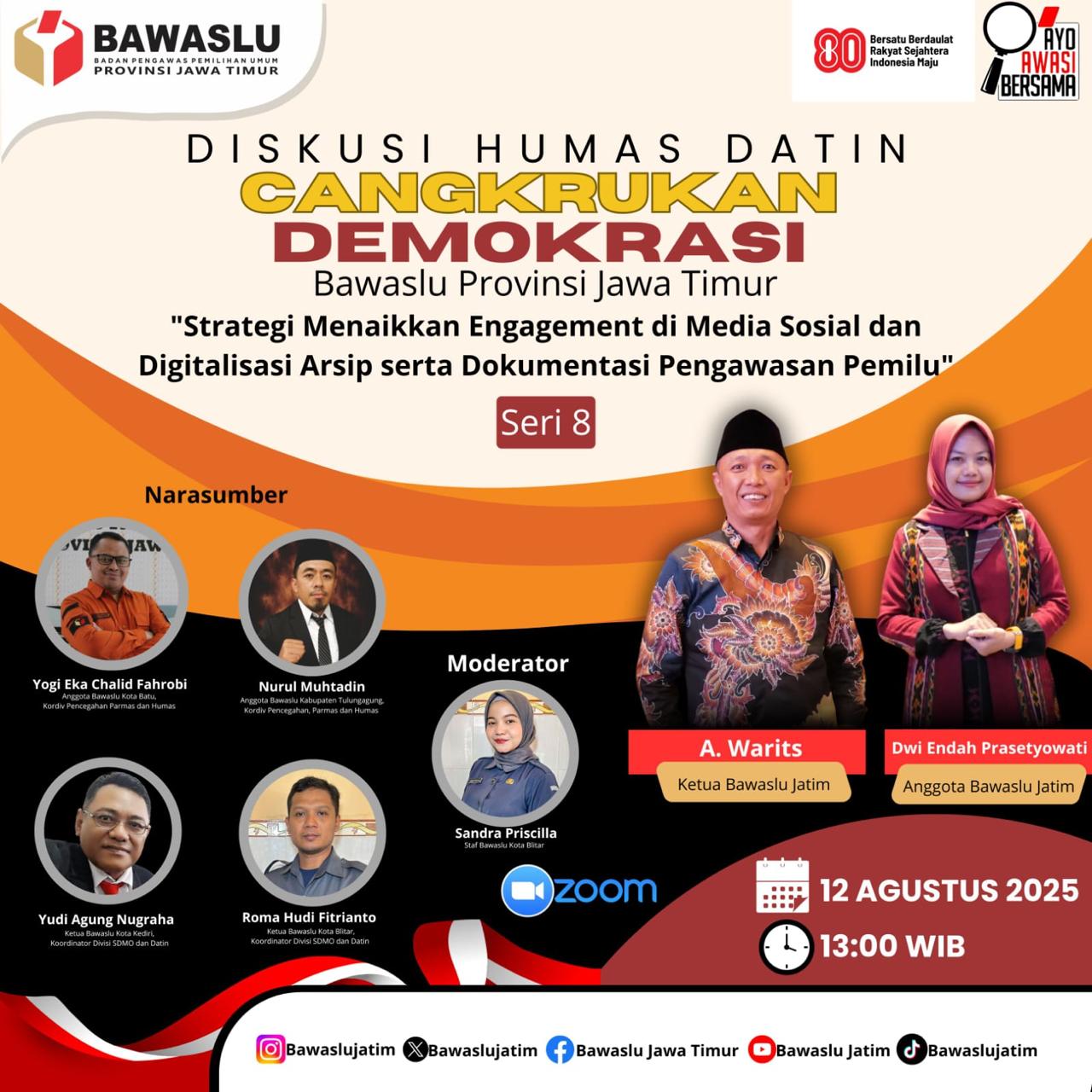 A. Warits : Jaga Eksistensi Bawaslu di Non Tahapan