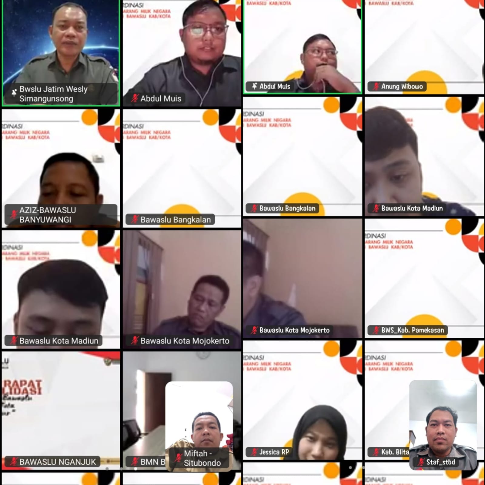 Bawaslu Jatim Berkomitmen Meningkatkan Pengelolaan BMN melalui Rapat Koordinasi