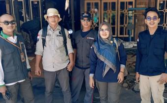 Zekkiuddin, Kordiv Hukum dan Penyelesaian Sengketa melakukan Uji Petik di Desa Kertosari Asembagus