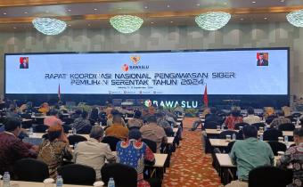 Kegiatan Rakornas Pengawasan Siber Pilkada 2024