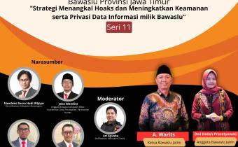 Bawaslu Jatim Perkuat Literasi Digital untuk Menangkal Hoaks dan Meningkatkan Keamanan Data