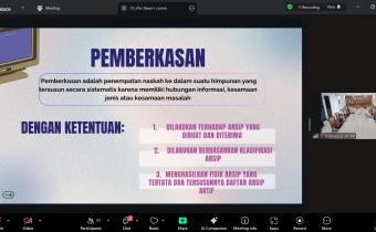 Arsiparis Bawaslu Situbondo Ikuti Giat Implementasi Aplikasi SRIKANDI bagi Bawaslu Kabupaten/Kota se-Jawa Timur